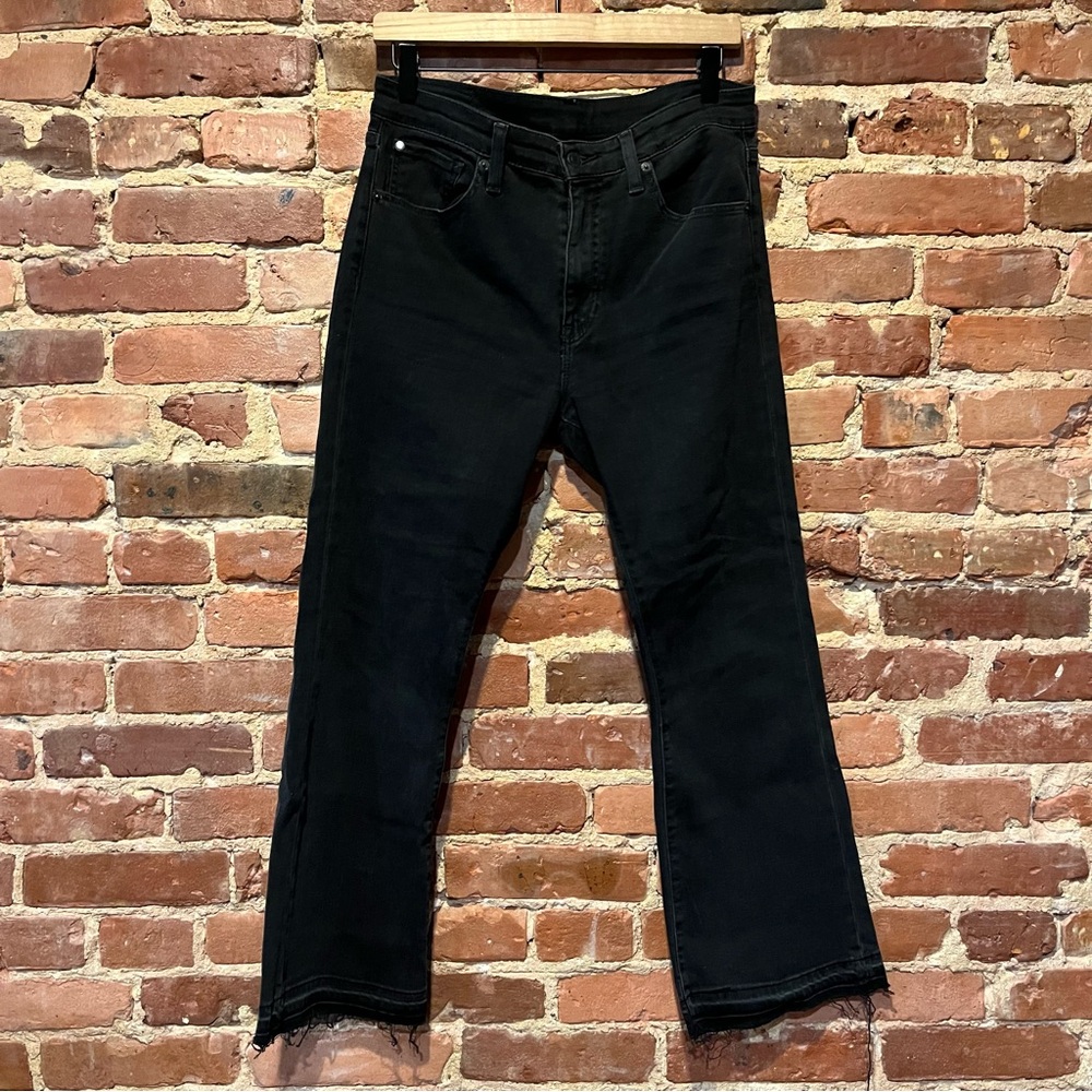Denim & Supply Ralph Lauren Madison Crop High Rise Flare Harriet Wash Size 29
